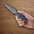 CRKT Shrill Fixed Knife 4.75" 8Cr13MoV Steel Blade Black/Gray Micarta Handle