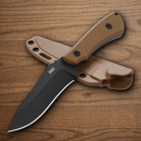 CRKT Ramadi Coyote Fixed Knife 4.38" SK5 Carbon Steel Blade Tan G10 Handle