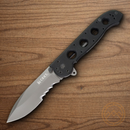 CRKT M21 Folding Knife 3.88" 8Cr14MoV Steel Blade Black G10 Handle