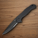 CRKT Xolotl Folding Knife 4.25" 1.4116 Steel Blade Black GRN Handle