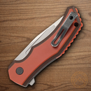 CRKT Obake Folding Knife 3.88" 1.4116 Steel Blade Black/Orange G10 Handle