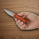 CRKT Obake Folding Knife 3.88" 1.4116 Steel Blade Black/Orange G10 Handle