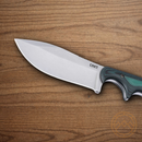 CRKT Obake Fixed Knife 2.9" D2 tool Steel Blade Black/Green Micarta Handle