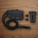 CRKT Obake Fixed Knife 2.75" 8Cr13MoV Steel Blade Black/Green Micarta Handle