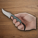 CRKT Obake Fixed Knife 2.75" 8Cr13MoV Steel Blade Black/Green Micarta Handle