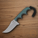 CRKT Obake Fixed Knife 2.75" 8Cr13MoV Steel Blade Black/Green Micarta Handle