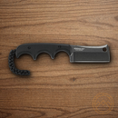 CRKT Minimalist Cleaver Fixed Knife 2.13" 5Cr15MoV Steel Blade Black G10 Handle