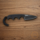 CRKT Minimalist Fixed Knife 2.13" 5Cr15MoV Steel Blade Black G10 Handle