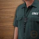 CRKT Minimalist Fixed Knife 2.13" 5Cr15MoV Steel Blade Black G10 Handle