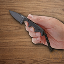 CRKT Minimalist Fixed Knife 2.13" 5Cr15MoV Steel Blade Black G10 Handle