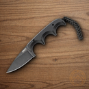 CRKT Minimalist Fixed Knife 2.13" 5Cr15MoV Steel Blade Black G10 Handle