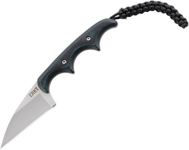 CRKT Folts Minimalist Fixed Knife 2" 5Cr15MoV Steel Full Tang Blade Green Micarta Handle 2385 -CRKT - Survivor Hand Precision Knives & Outdoor Gear Store