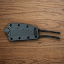 CRKT Folts SPEW Fixed Knife 3" 5Cr15MoV Steel Blade Black/Brown G10 Handle