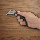 CRKT Keramin Minimalist Fixed Knife 2" 5Cr15MoV Steel Blade Black/Green Synthetic Handle