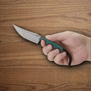 CRKT Minimalist Katana Fixed Knife 3.5" 8Cr13MoV Steel Blade Green Resin Handle