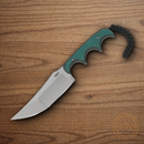 CRKT Minimalist Katana Fixed Knife 3.5" 8Cr13MoV Steel Blade Green Resin Handle