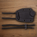 CRKT Minimalist Fixed Knife 2.13" 8Cr13MoV Steel Blade Green Resin Handle