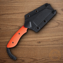 CRKT S.P.I.T. Fixed Knife 2.25" 8Cr13MoV Steel Blade Orange G10 Handle