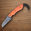 CRKT S.P.I.T. Fixed Knife 2.25" 8Cr13MoV Steel Blade Orange G10 Handle