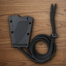 CRKT Tailbone Fixed Knife 2.13" 8Cr13MoV Steel Blade Orange Paracord Handle