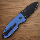 CRKT Squid Folding Knife 2.25" D2 Tool Steel Blade Blue Micarta Handle