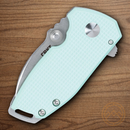 CRKT Squid Folding Knife 1.75" D2 Tool Steel Blade Tiffany Blue G10 Handle