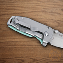 CRKT Squid Folding Knife 1.75" D2 Tool Steel Blade Tiffany Blue G10 Handle