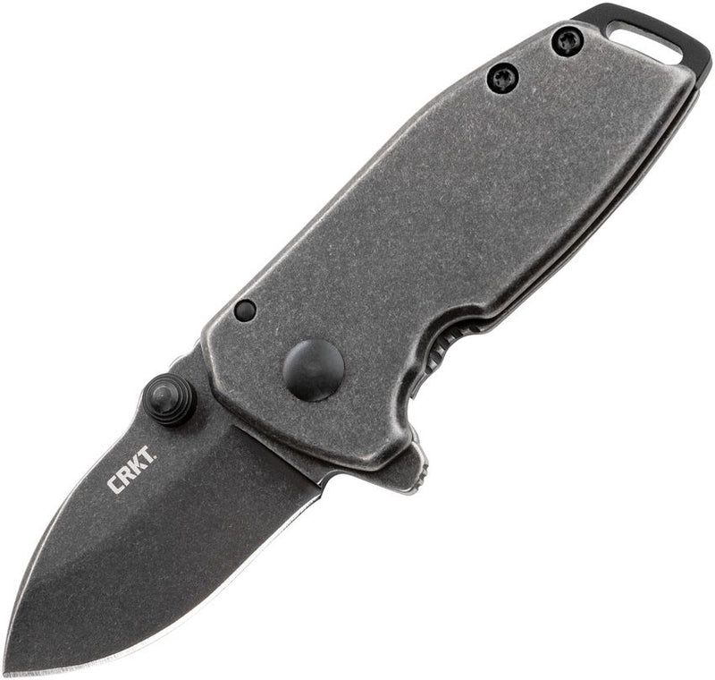 CRKT Squid Compact Framelock A/O Folding Knife 1.75" 8Cr13MoV Steel Extended Tang Blade Black Stainless Steel Handle 2485K -CRKT - Survivor Hand Precision Knives & Outdoor Gear Store