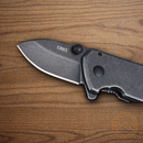 CRKT Squid Folding Knife 1.75" 8Cr13MoV Steel Blade Black Stainless Handle