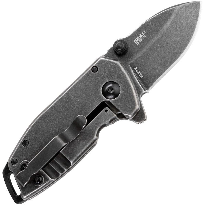 CRKT Squid Compact Framelock A/O Folding Knife 1.75" 8Cr13MoV Steel Extended Tang Blade Black Stainless Steel Handle 2485K -CRKT - Survivor Hand Precision Knives & Outdoor Gear Store