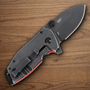 CRKT Squid Folding Knife 1.75" D2 Tool Steel Blade Orange/Black G10 Handle