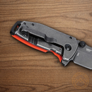 CRKT Squid Folding Knife 1.75" D2 Tool Steel Blade Orange/Black G10 Handle