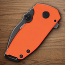 CRKT Squid Folding Knife 1.75" D2 Tool Steel Blade Orange/Black G10 Handle