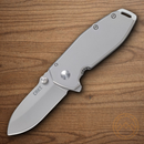 CRKT Squid Folding Knife 2.25" 8Cr14MoV Steel Blade Bead Blast Stainless Handle