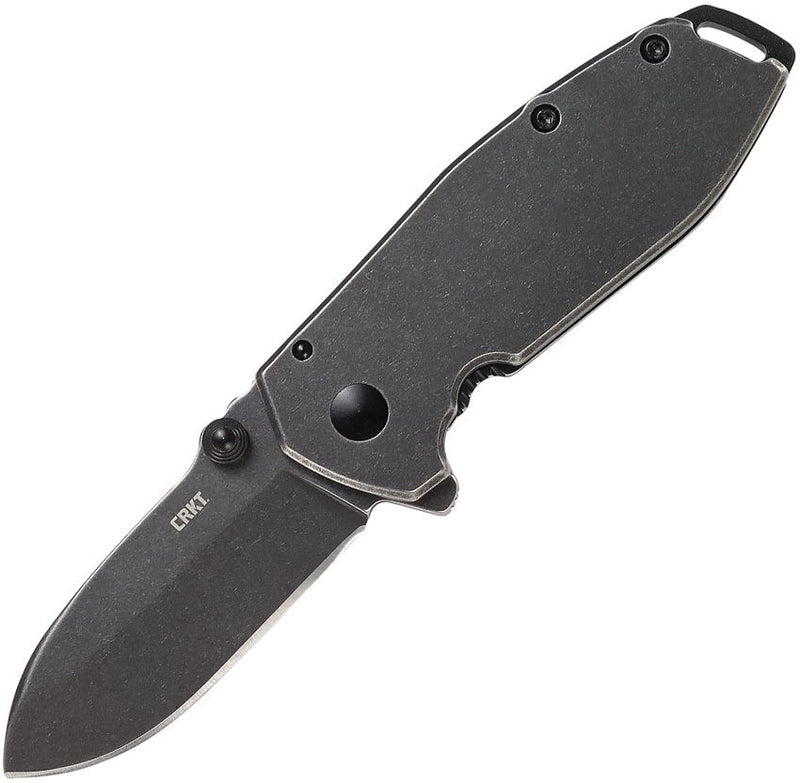 CRKT Squid Framelock A/O Folding Knife 2.38" 8Cr14MoV Steel Extended Tang Blade Black Stainless Steel Handle 2493 -CRKT - Survivor Hand Precision Knives & Outdoor Gear Store