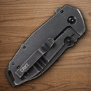 CRKT Squid Folding Knife 2.38" 8Cr14MoV Steel Blade Black Stainless Handle