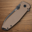 CRKT Squid XM Folding Knife 3" D2 Tool Steel Blade Earth Brown G10 Handle