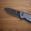 CRKT Squid XM Folding Knife 3" D2 Tool Steel Blade Blue/Gray G10 Handle