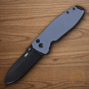 CRKT Squid XM Folding Knife 3" D2 Tool Steel Blade Blue/Gray G10 Handle