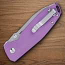 CRKT Squid XM Folding Knife 3" 14C28N Steel Blade Purple G10 Handle