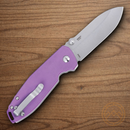 CRKT Squid XM Folding Knife 3" 14C28N Steel Blade Purple G10 Handle