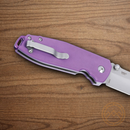 CRKT Squid XM Folding Knife 3" 14C28N Steel Blade Purple G10 Handle