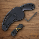 CRKT Bear Claw Fixed Knife 2.38" AUS-8 Steel Blade Black GRN Handle