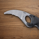 CRKT Bear Claw Fixed Knife 2.38" AUS-8 Steel Blade Black GRN Handle