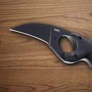 CRTK Bear Claw Fixed Knife 2.38" AUS-8 Steel Blade Black GRN Handle