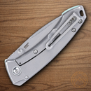 CRTK Tuna Compact Folding Knife 2.75" 14C28N Steel Blade Aqua Blue G10 Handle