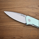 CRTK Tuna Compact Folding Knife 2.75" 14C28N Steel Blade Aqua Blue G10 Handle