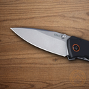 CRTK Tuna Compact Folding Knife 2.75" 8Cr13MoV Steel Blade Black G10 Handle