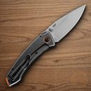 CRTK Tuna Compact Folding Knife 2.75" 8Cr13MoV Steel Blade Black G10 Handle