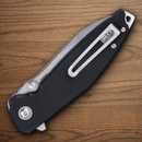 CRTK Ibis Folding Knife 3" D2 Tool Steel Blade Black G10 Handle